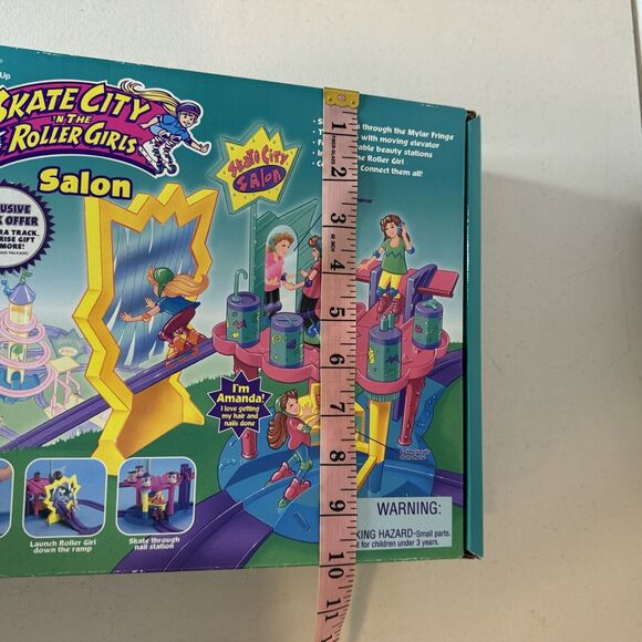 Tyco Skate City n the Roller Girls Salon Playset Vintage 1996 New 90s Toy 2088-1 - Picture 15 of 16